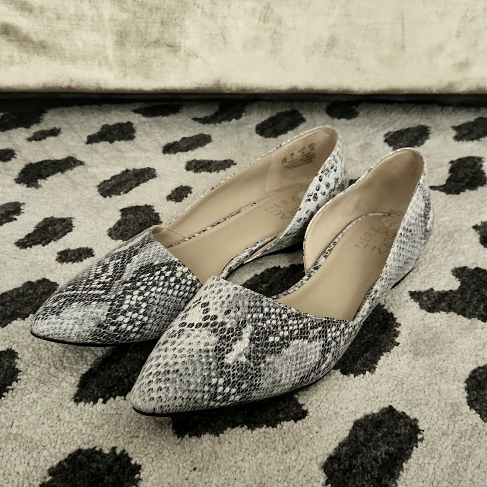 Naturalizer Snake Print Flats